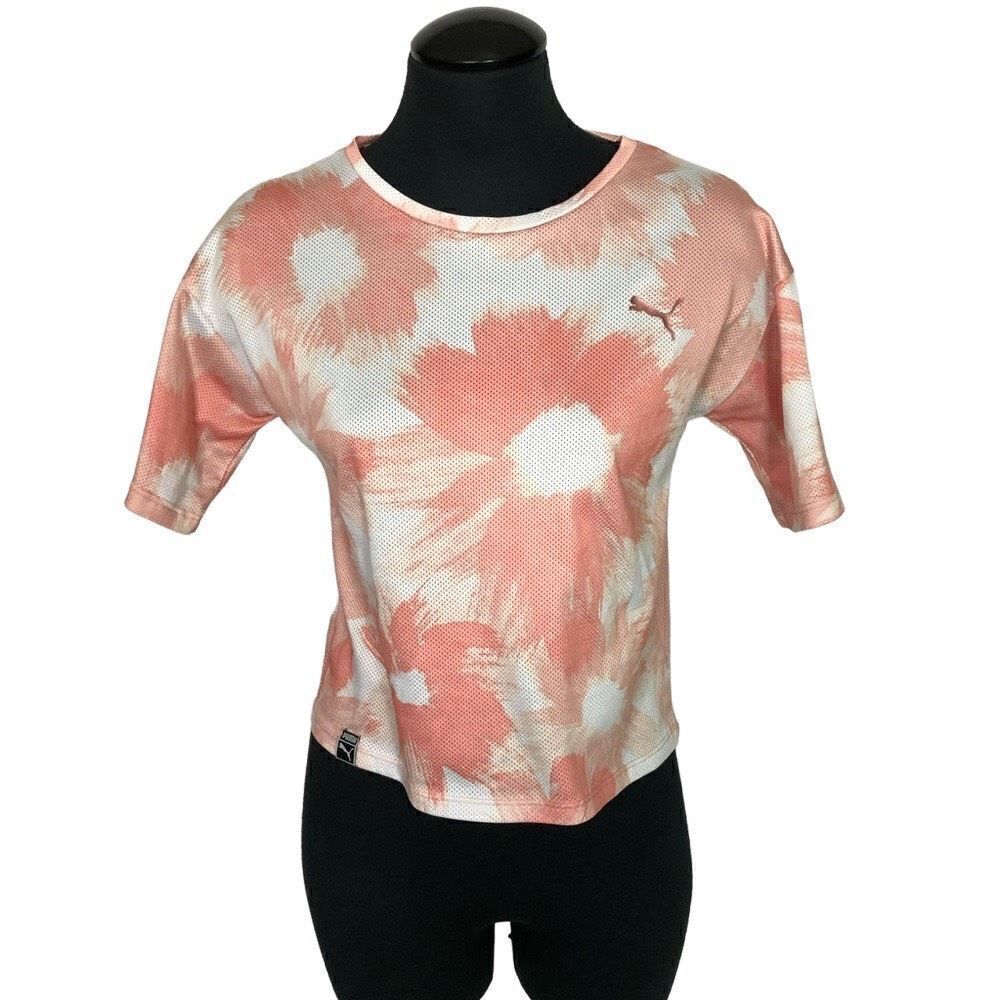 Puma‎ Perforated Floral Active Crop Top - Women’s L